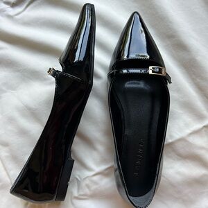 Black Mary Jane Flats